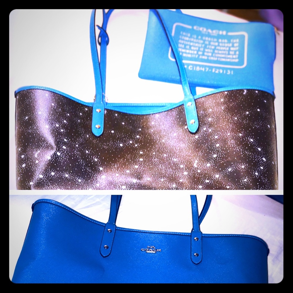 Reversible Coach Tote Bag